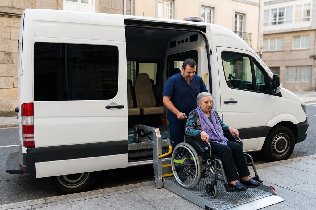 Foto 1 Llegue a todo sin preocupaciones: transporte adaptado para citas médicas y gestiones en A Coruña